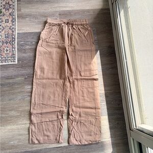 Madewell Light Brown Drawstring Pants